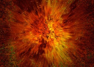 B9XGR3 Explosion - shining - big bang