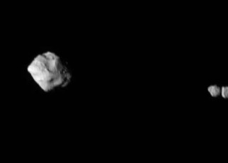 Newfound moon around asteroid Dinkinesh is actually two touching rocks