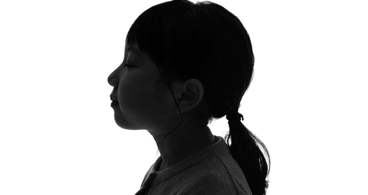 Silhouette of girl