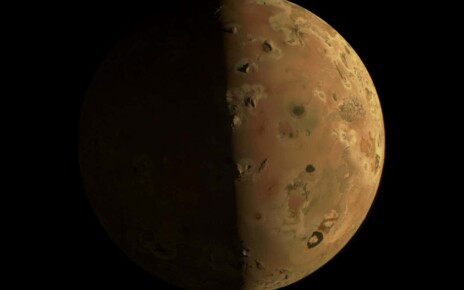 Extreme close-up of Jupiter’s moon Io captured by Juno spacecraft