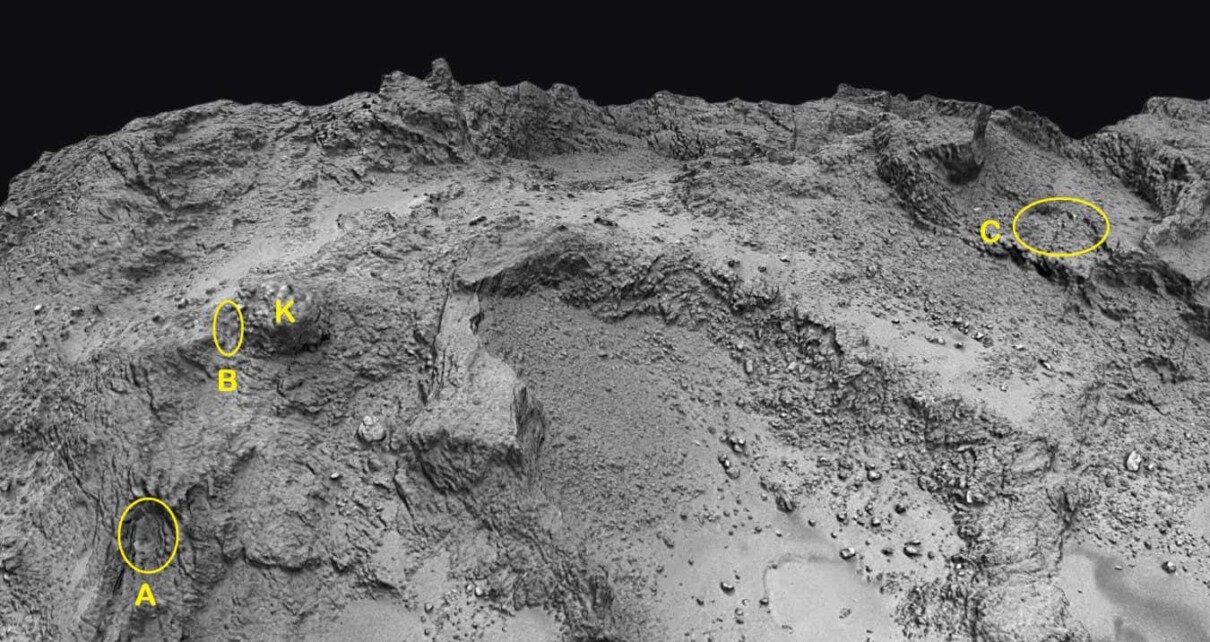 Caves on comet 67P/Churyumov-Gerasimenko