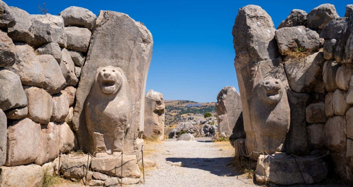 The lion gate at Hattusa