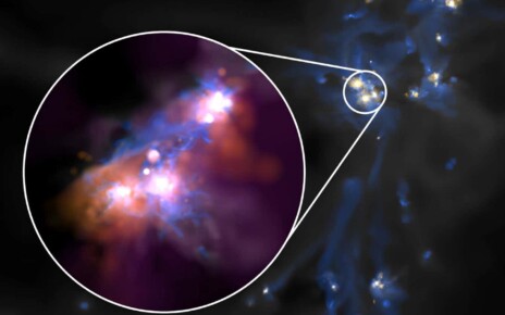 Galaxy smash-ups may explain strange light from early universe
