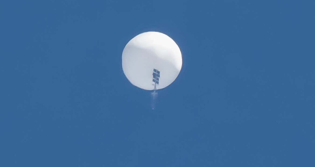 The Chinese spy balloon that floated over Canada and the US in 2023 shortly before it was shot down over South Carolina