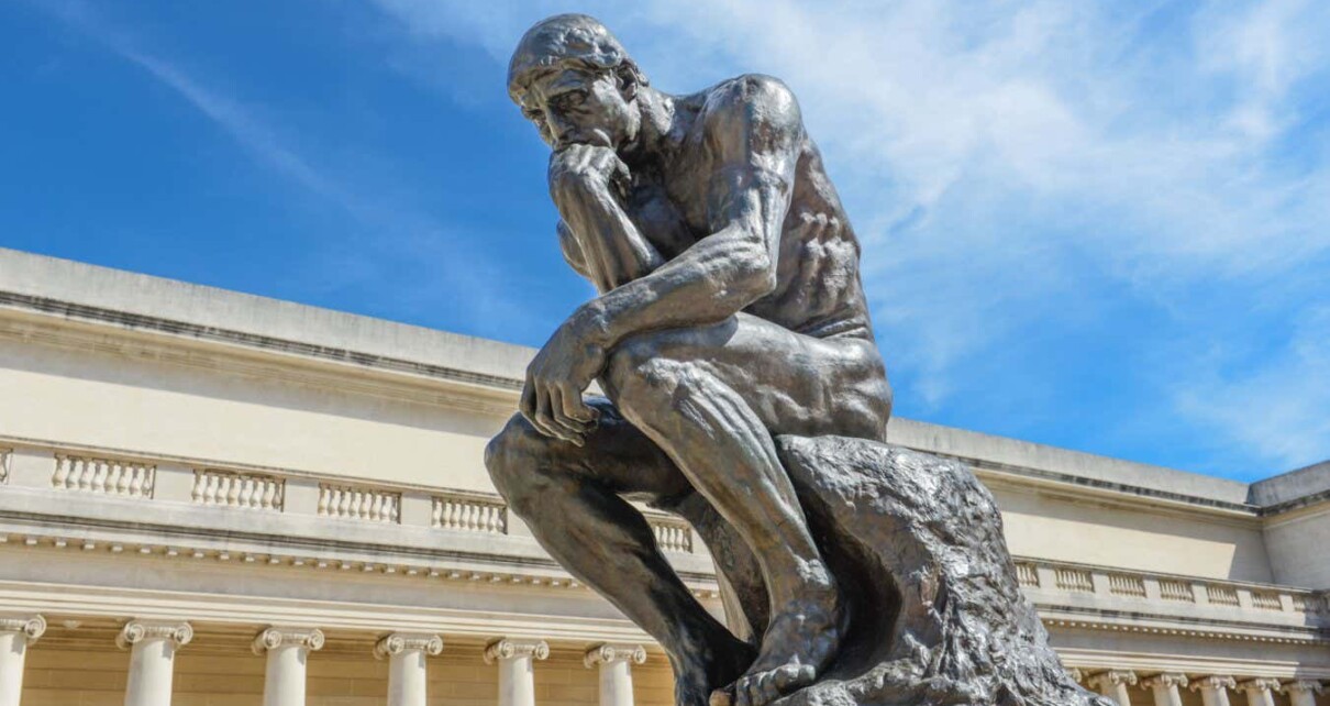 CWN1M2 Rodin Thinker Statue