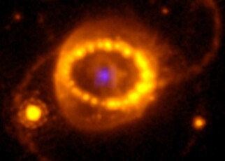 Famous supernova left a blazing hot neutron star at its centre
