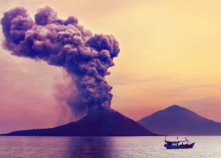 Eerie green sunsets after 1883 Krakatoa eruption finally explained