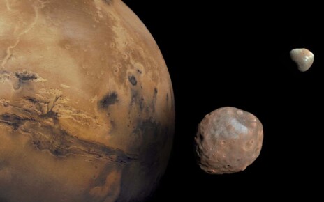 The moons of Mars may have been formed in an icy planetary collision